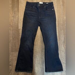 Frame Le Crop Mini Boot Cut Jeans Dark Wash Size 29